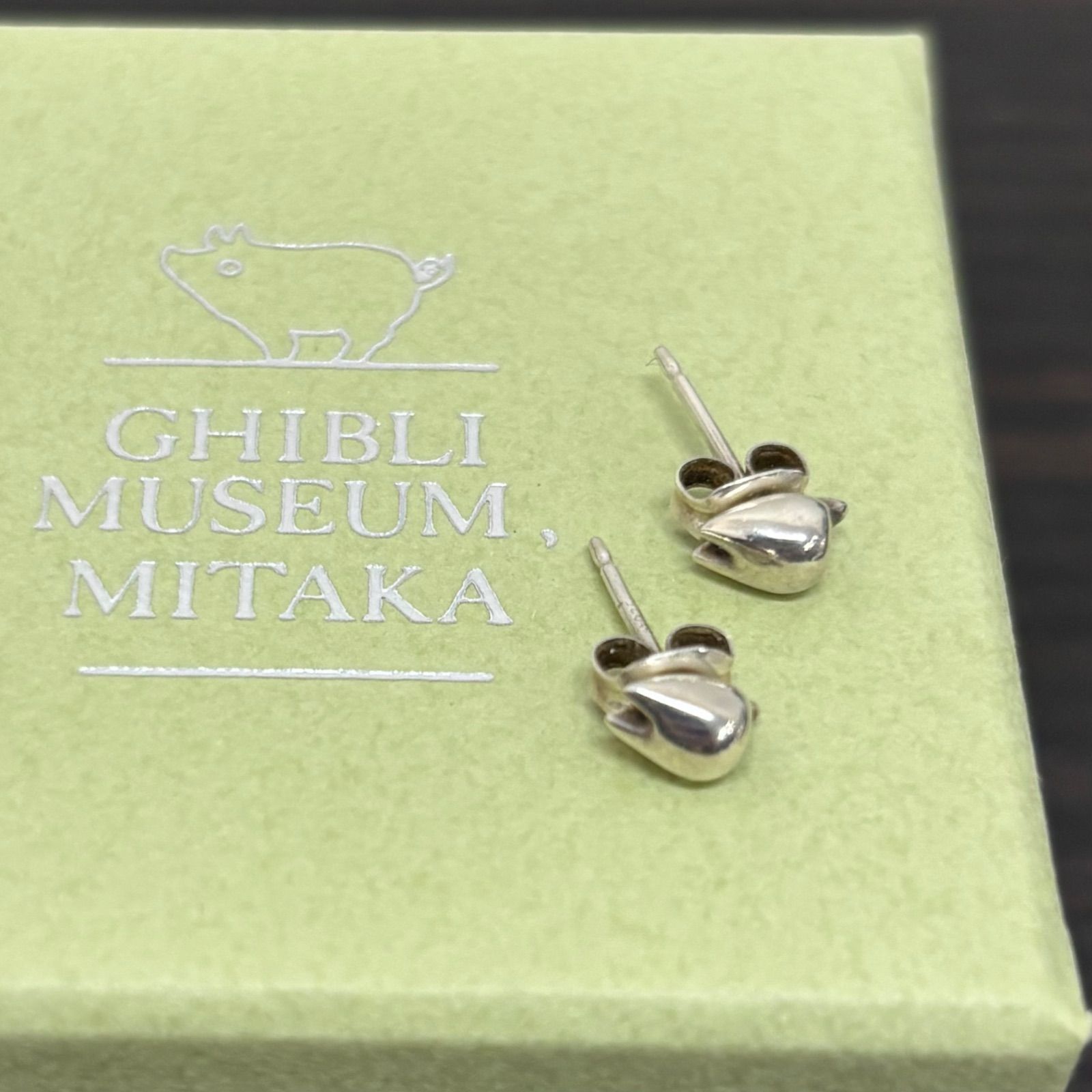 ジブリ となりのトトロ ピアス シルバー925刻印 トトロピアス GHIBLI