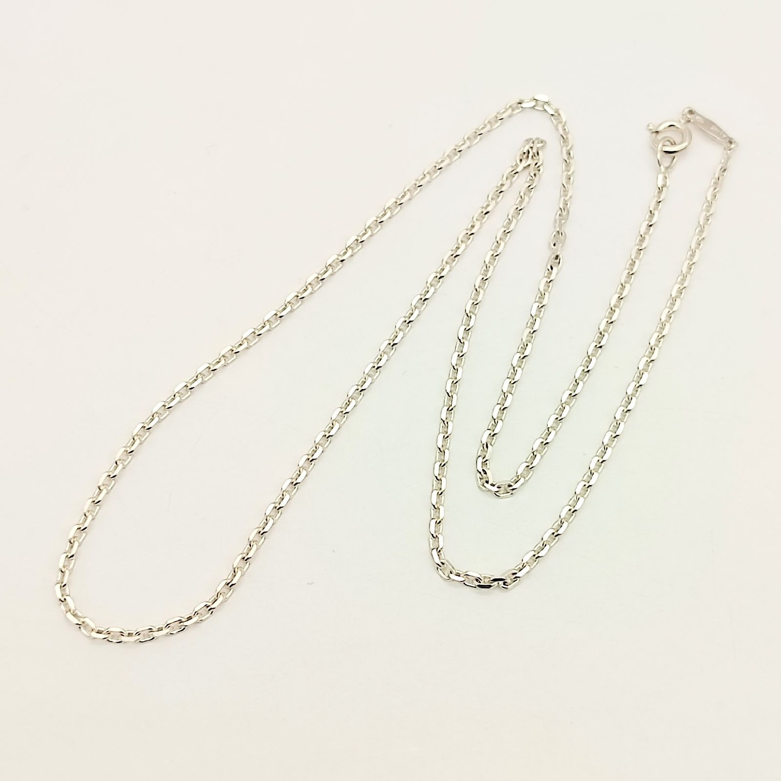 超美品】HERMES エルメス チェーンネックレス SILVER シルバー925 50