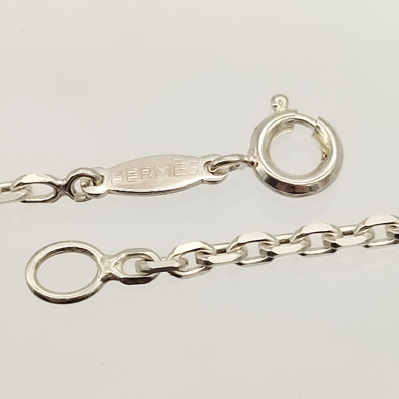 超美品】HERMES エルメス チェーンネックレス SILVER シルバー925 50 
