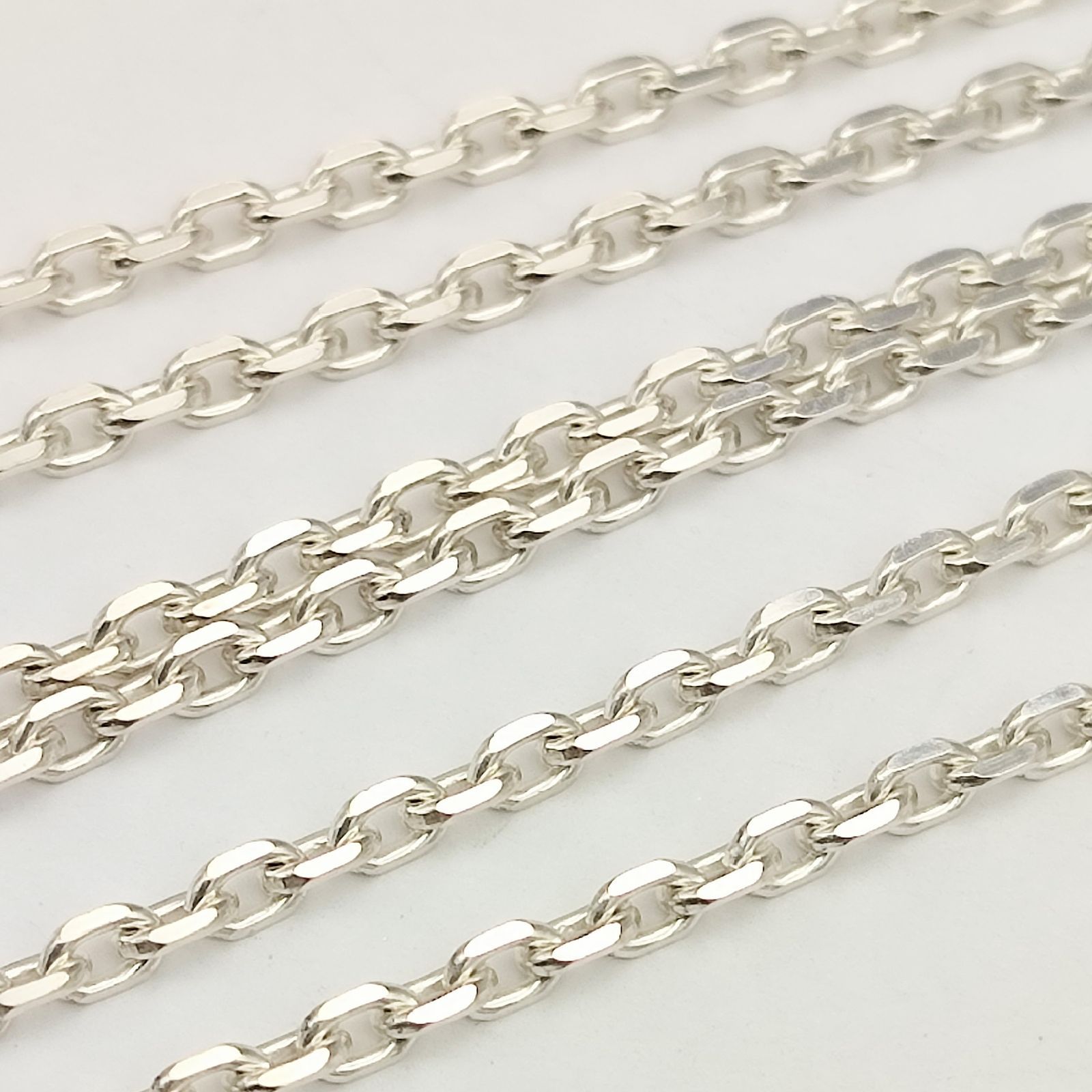 超美品】HERMES エルメス チェーンネックレス SILVER シルバー925 50