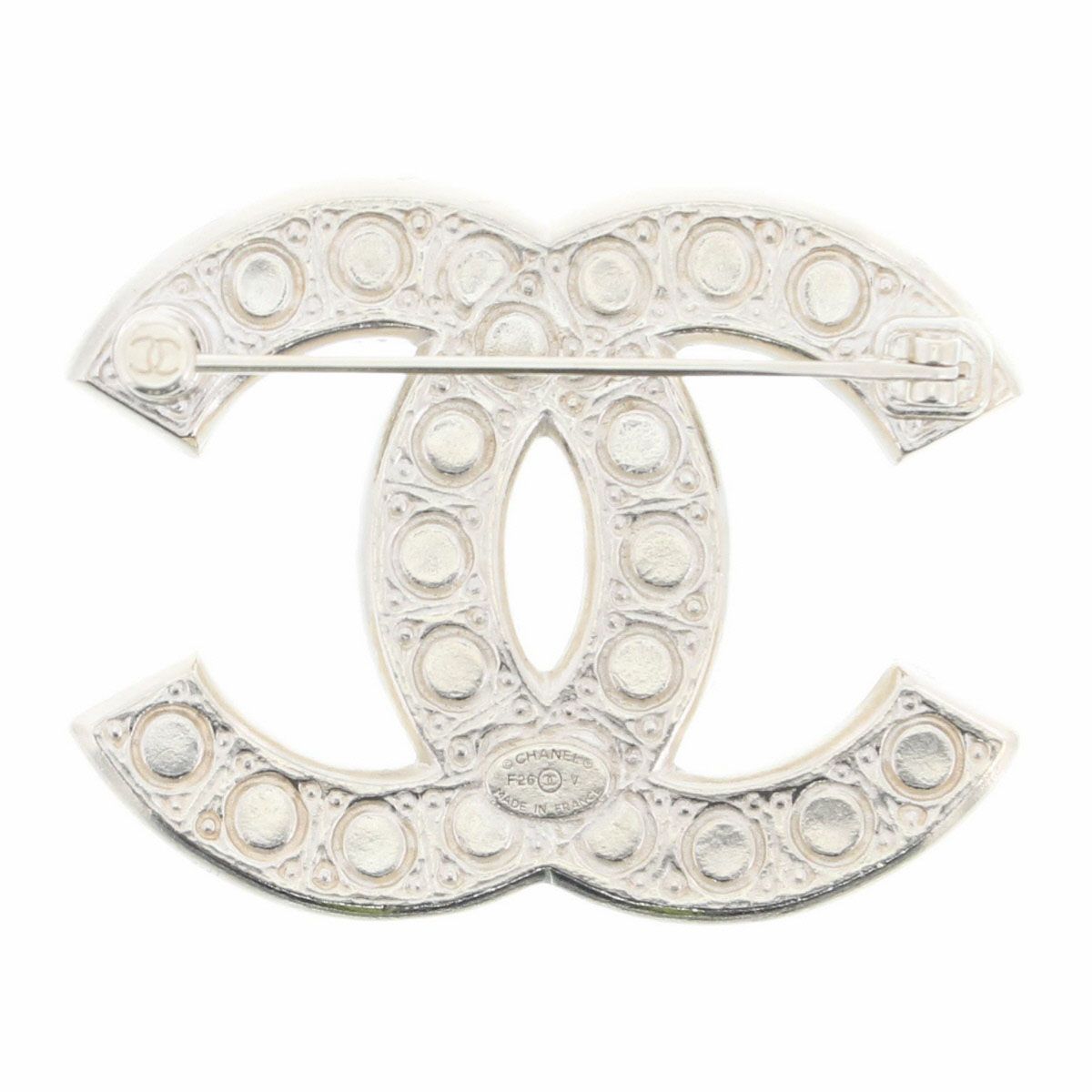 CHANEL シャネル ココマーク ラインストーン ブローチ ブローチ