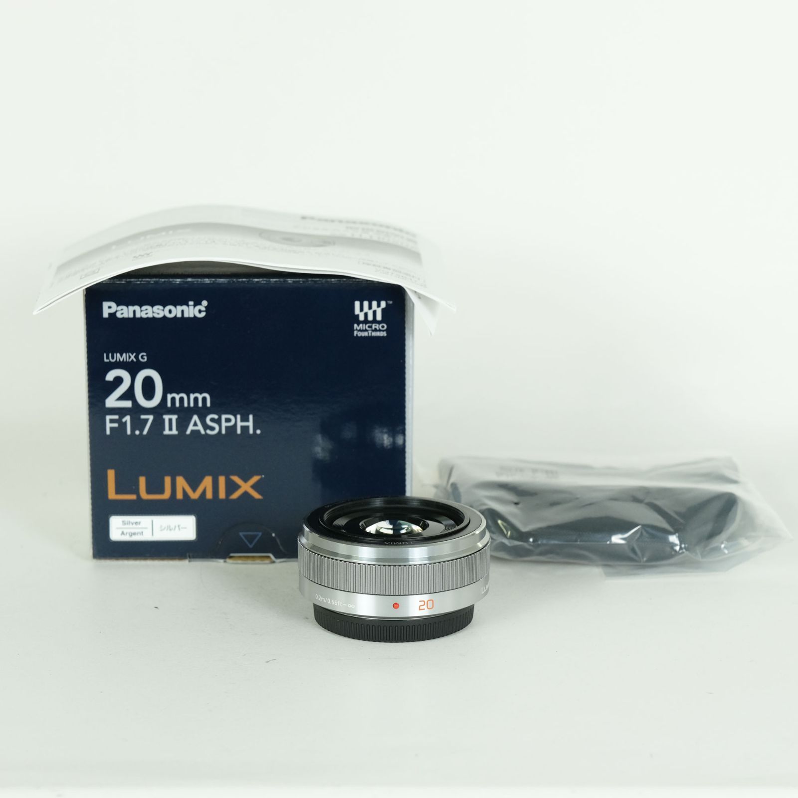 美品] Panasonic LUMIX G 20mm F1.7 II ASPH. [シルバー] | マイクロ