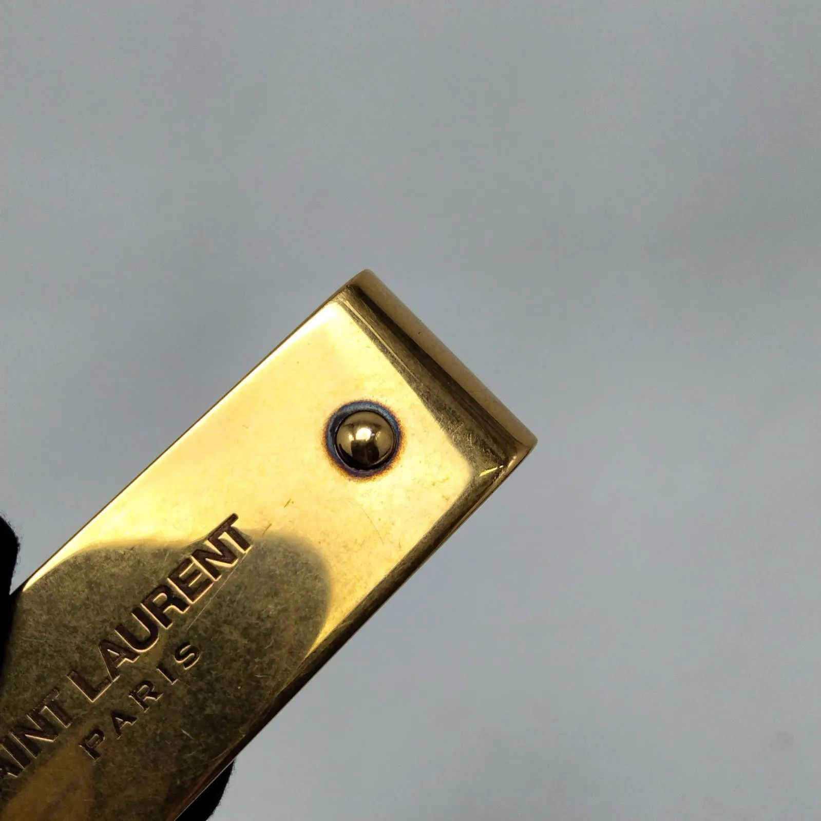 ゴールドマネークリップ(SAINT LAURENT/サンローラン) ✨️SAINT LAURENT✨️サンローラン マネークリップ ゴールド - メルカリ