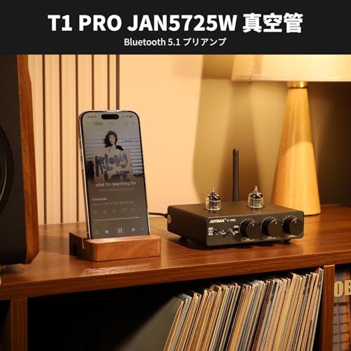 新品】AIYIMA T1pro JAN5725W TUBE真空管 Bluetooth 5.1 プリアンプ