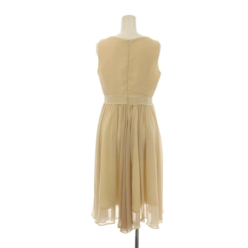 グレースコンチネンタル GRACE CONTINENTAL ワンピース 36 ベージュ 黄