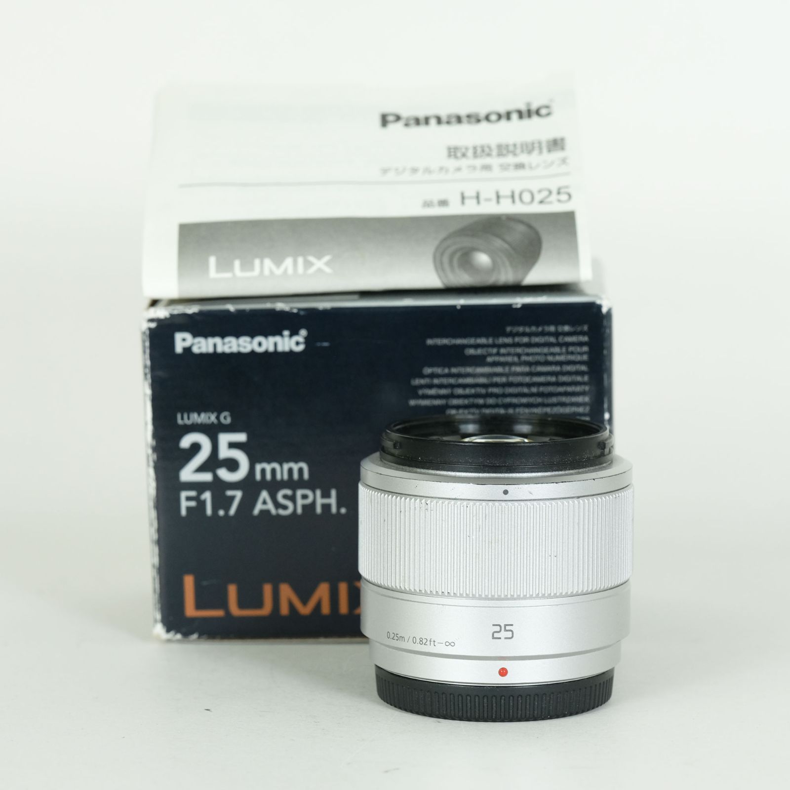 並品] Panasonic LUMIX G 25mm F1.7 ASPH. [シルバー] | マイクロ