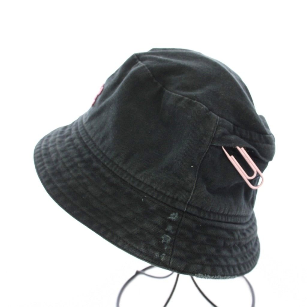 オフホワイト OFF WHITE バケットハット バケハ 帽子 装飾 バイカラー