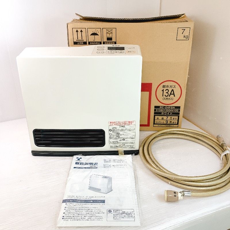 東邦ガス ガスファンヒーター(都市ガス用)RC-24FSI 3mホース付き 東邦ガス ガスファンヒーター RC-24FSJ 2023年製 都市ガス用