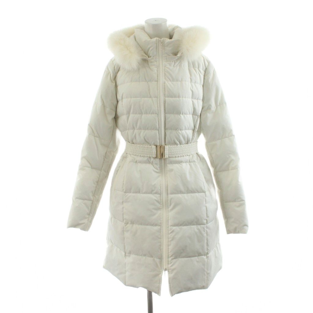 大人気完売Apuweiser-riche ウエストマークパフィコート 白ダウン 大人気完売Apuweiser-riche ウエストマークパフィコート 白ダウン