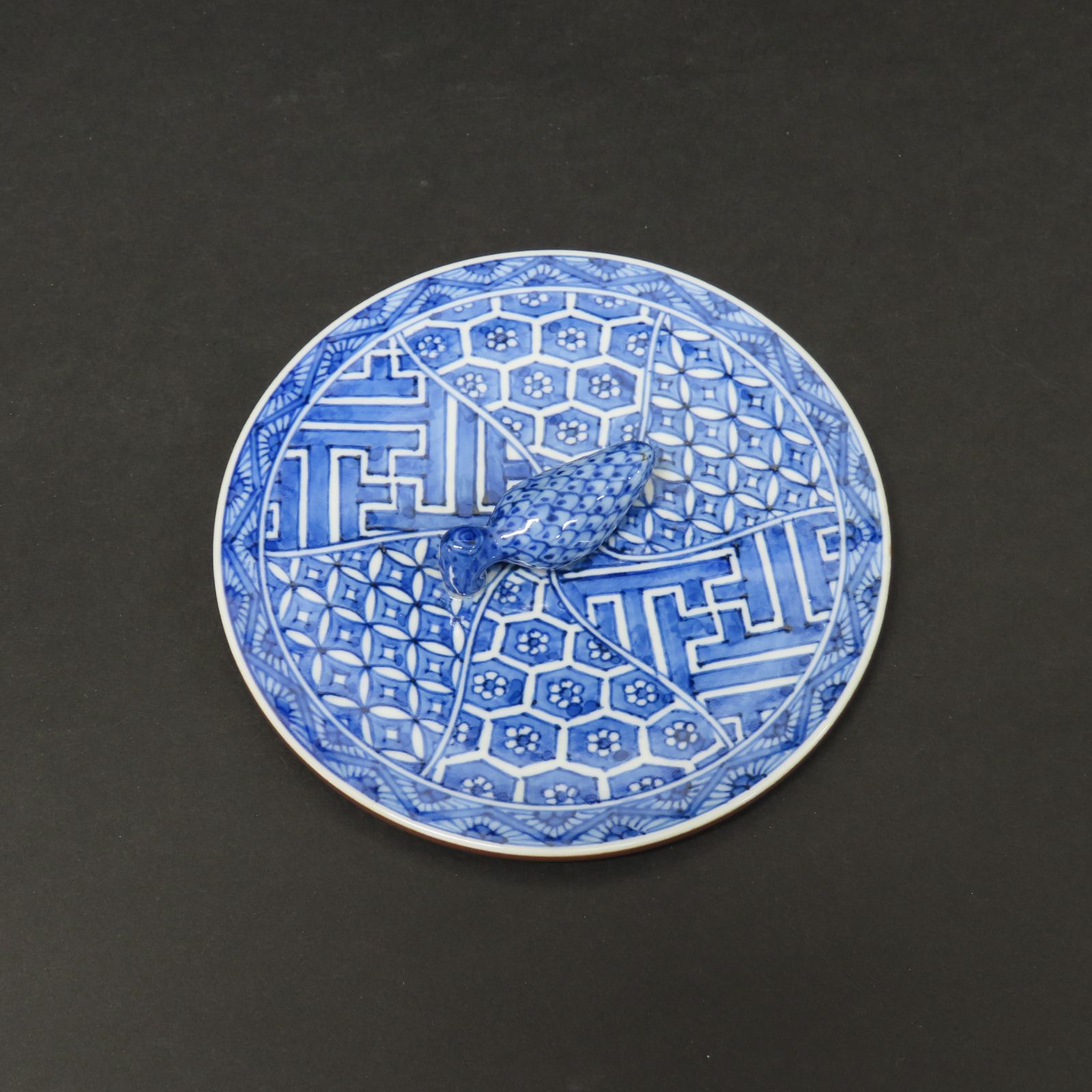 02s80 値下げ 美品 高野昭阿弥 和楽庵 真作保証 色絵 祥瑞写 水指 唐子