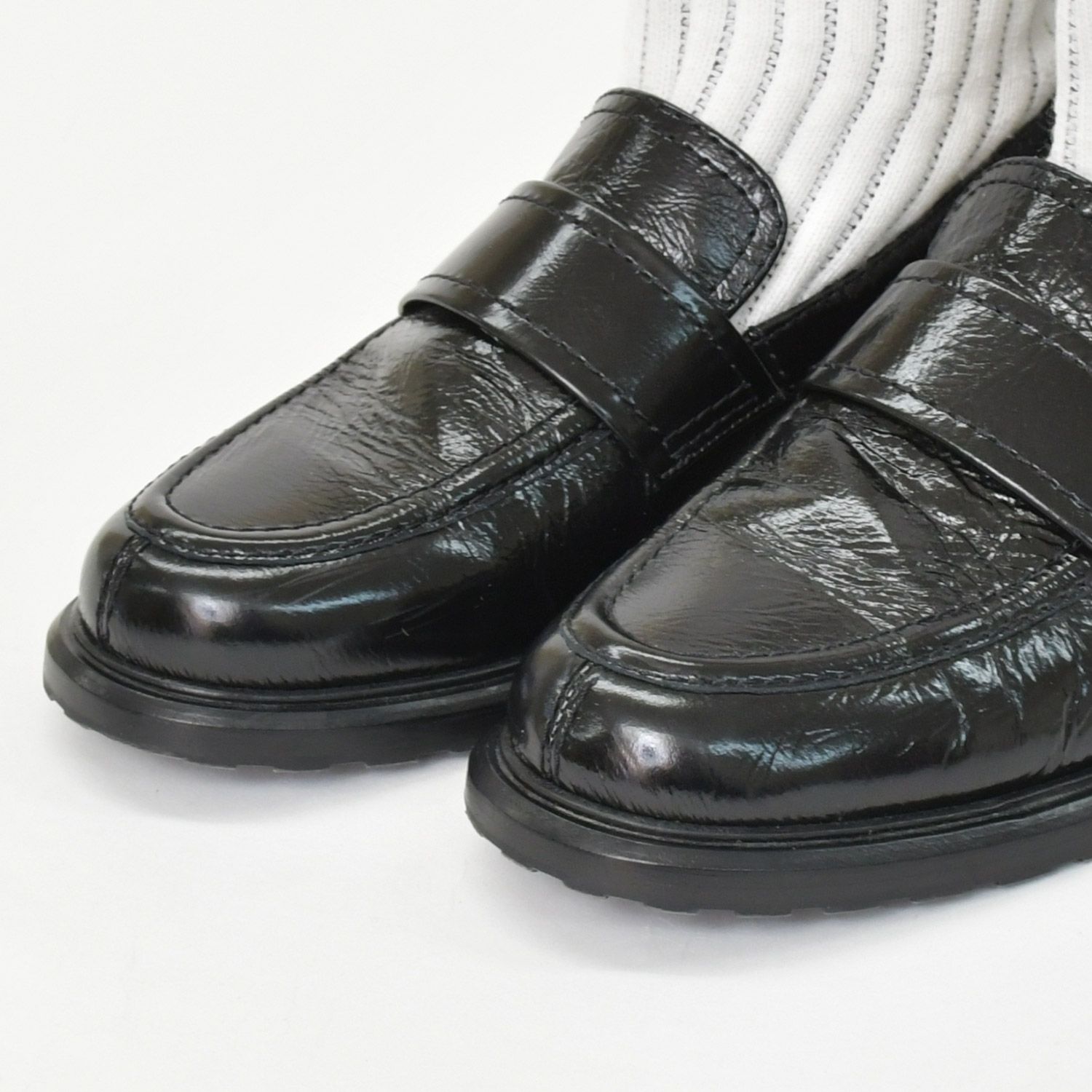 極美品 CHANEL シャネル ローファー 革靴 G45410 サイズ38C ココマーク