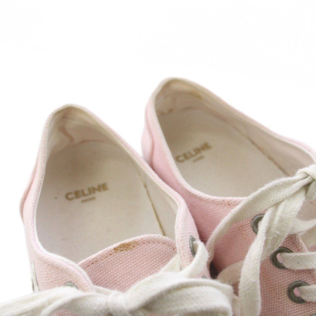 セリーヌ CELINE トリオンフ スニーカー 厚底 36 ピンク /KH - メルカリ