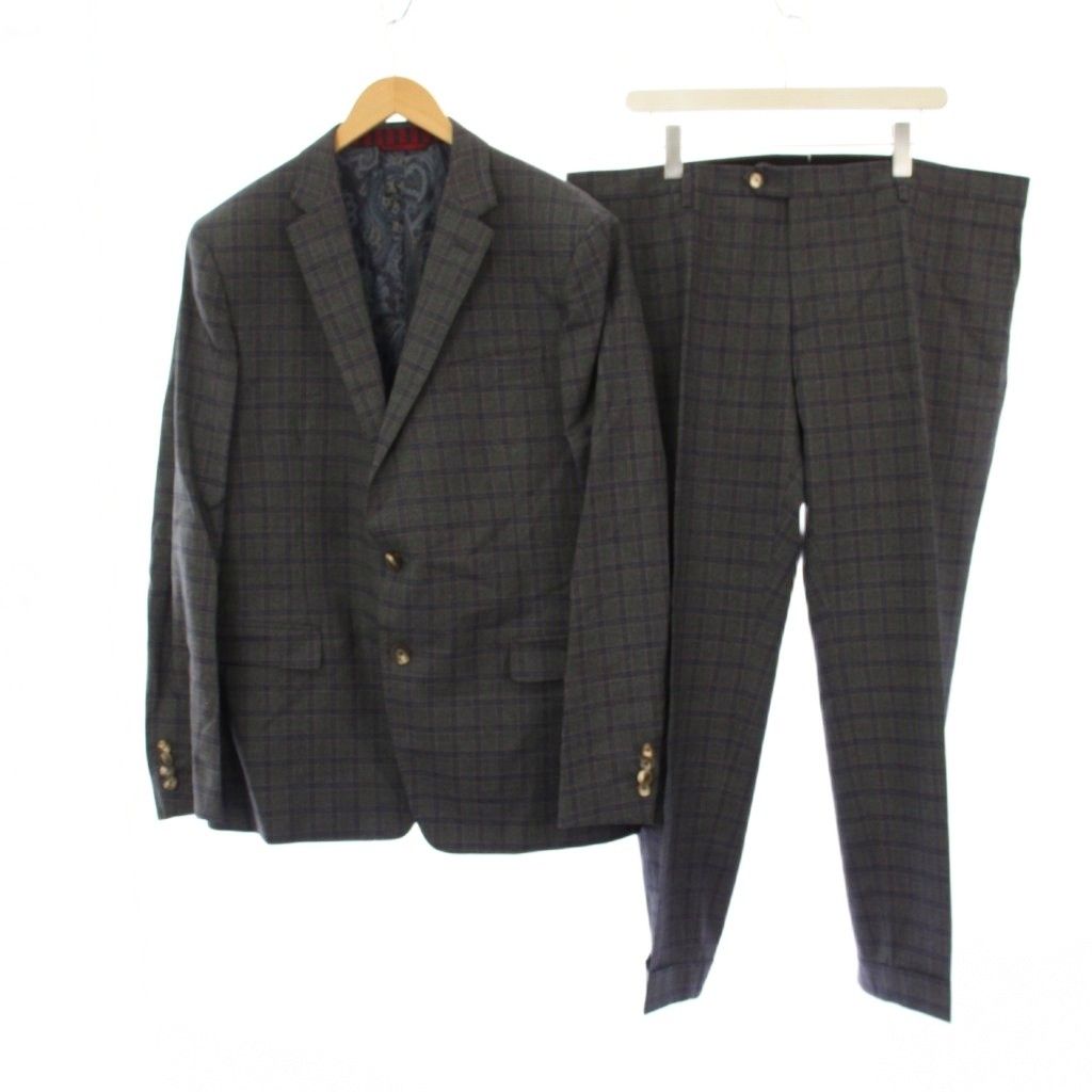 エトロ ETRO スーツ テーラードジャケット パンツ スラックス 裏地