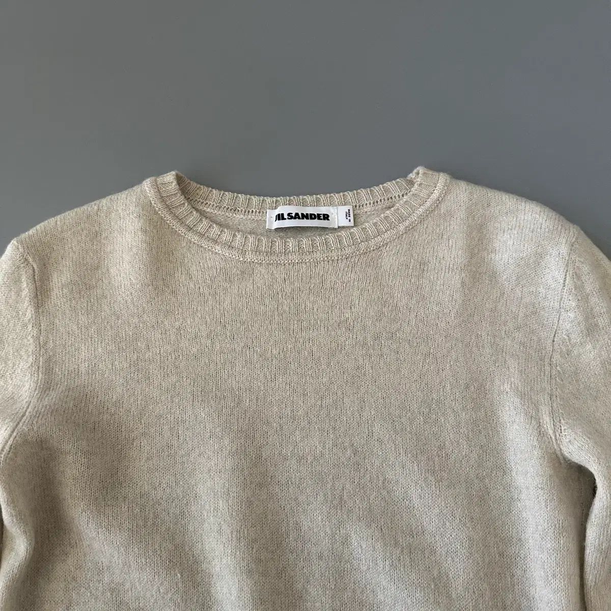 ジルサンダー jil sander クロップド ニット - メルカリ