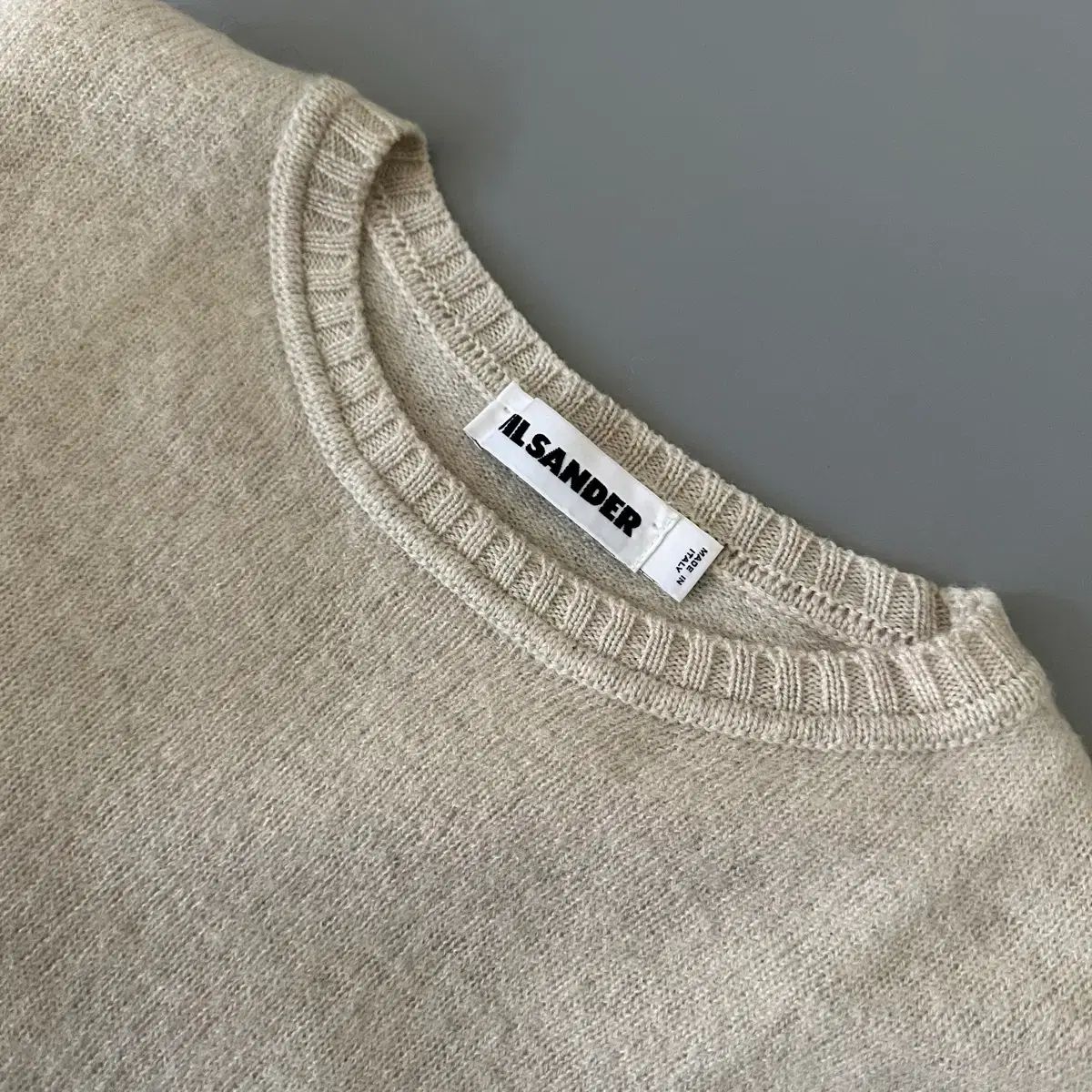 ジルサンダー jil sander クロップド ニット - メルカリ