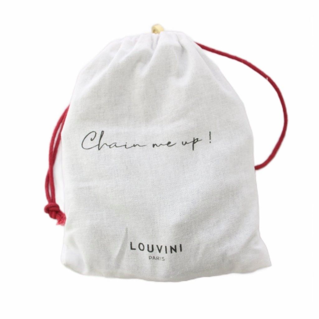 ルヴィニ LOUVINI スマホショルダーストラップ ハートチェーン バイ