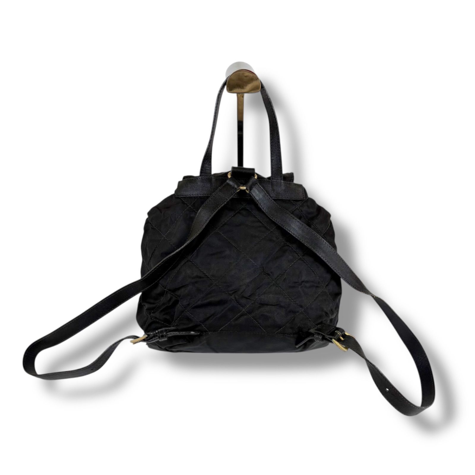プラダ PRADA トライアングルロゴ キルティング リュックサック バック