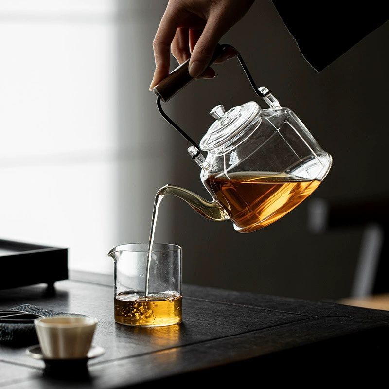 ガラス製 ティーポット 煮水器 茶壺 650ml（耐熱） - メルカリ