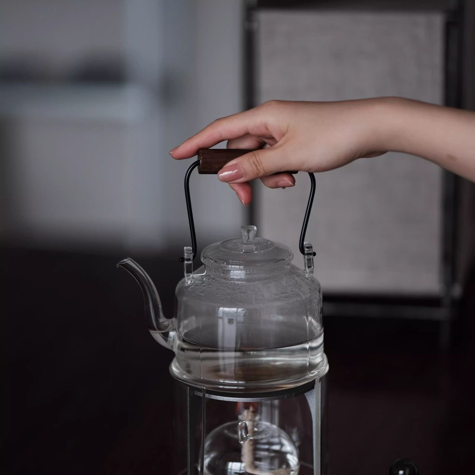 ガラス製 ティーポット 煮水器 茶壺 650ml（耐熱） - メルカリ