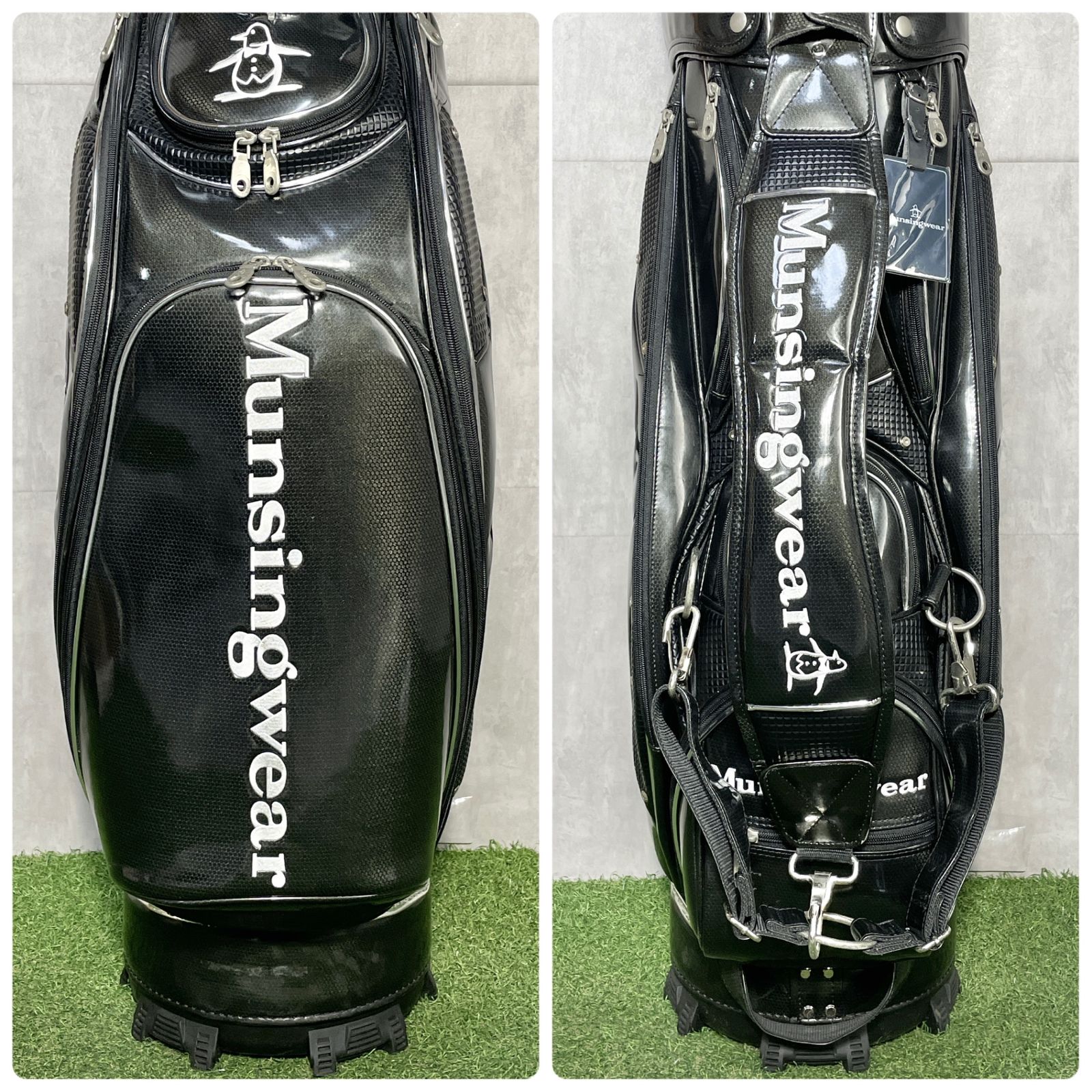 Munsingwear マンシングウェア キャディバッグ ゴルフバッグ ツアー