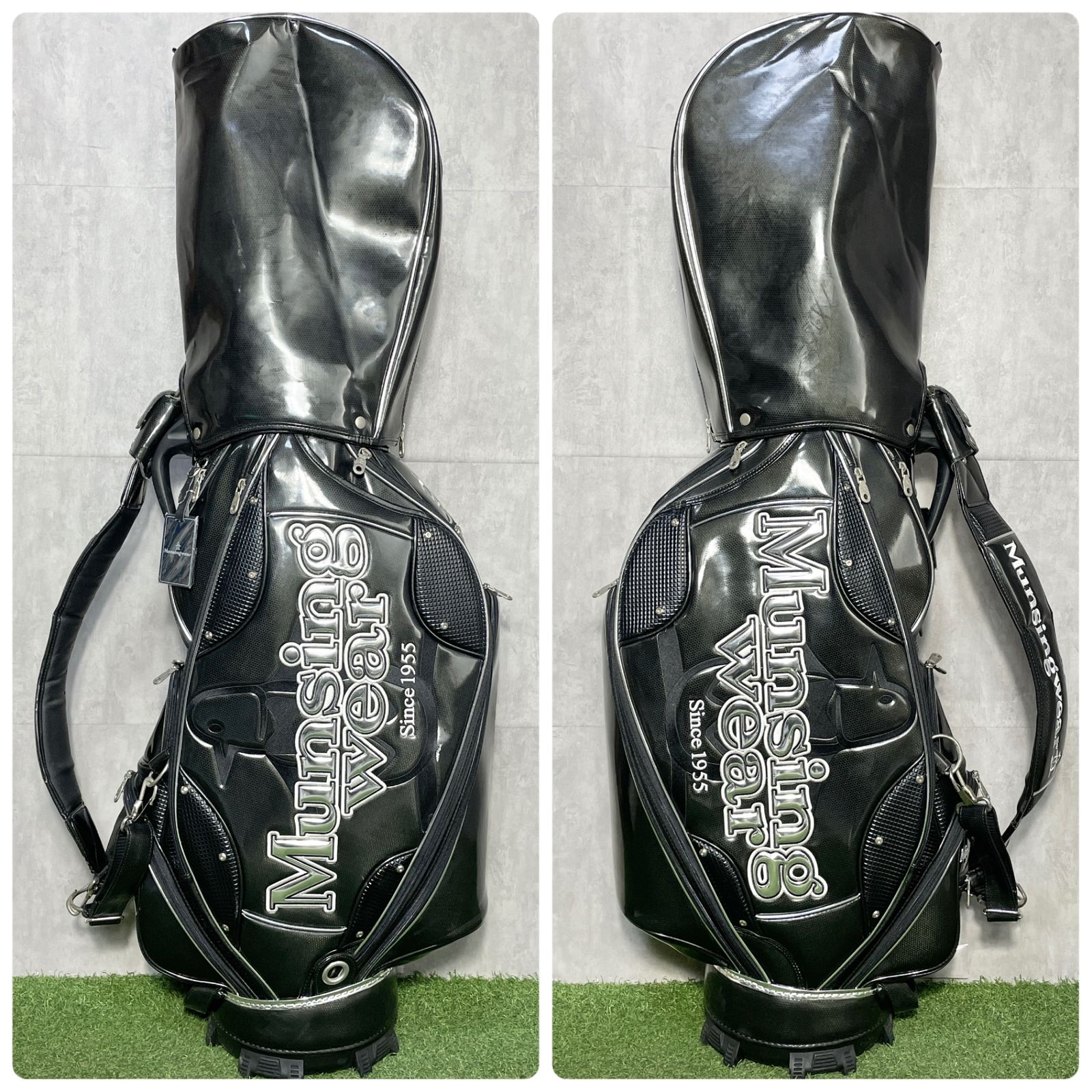 Munsingwear マンシングウェア キャディバッグ ゴルフバッグ ツアー