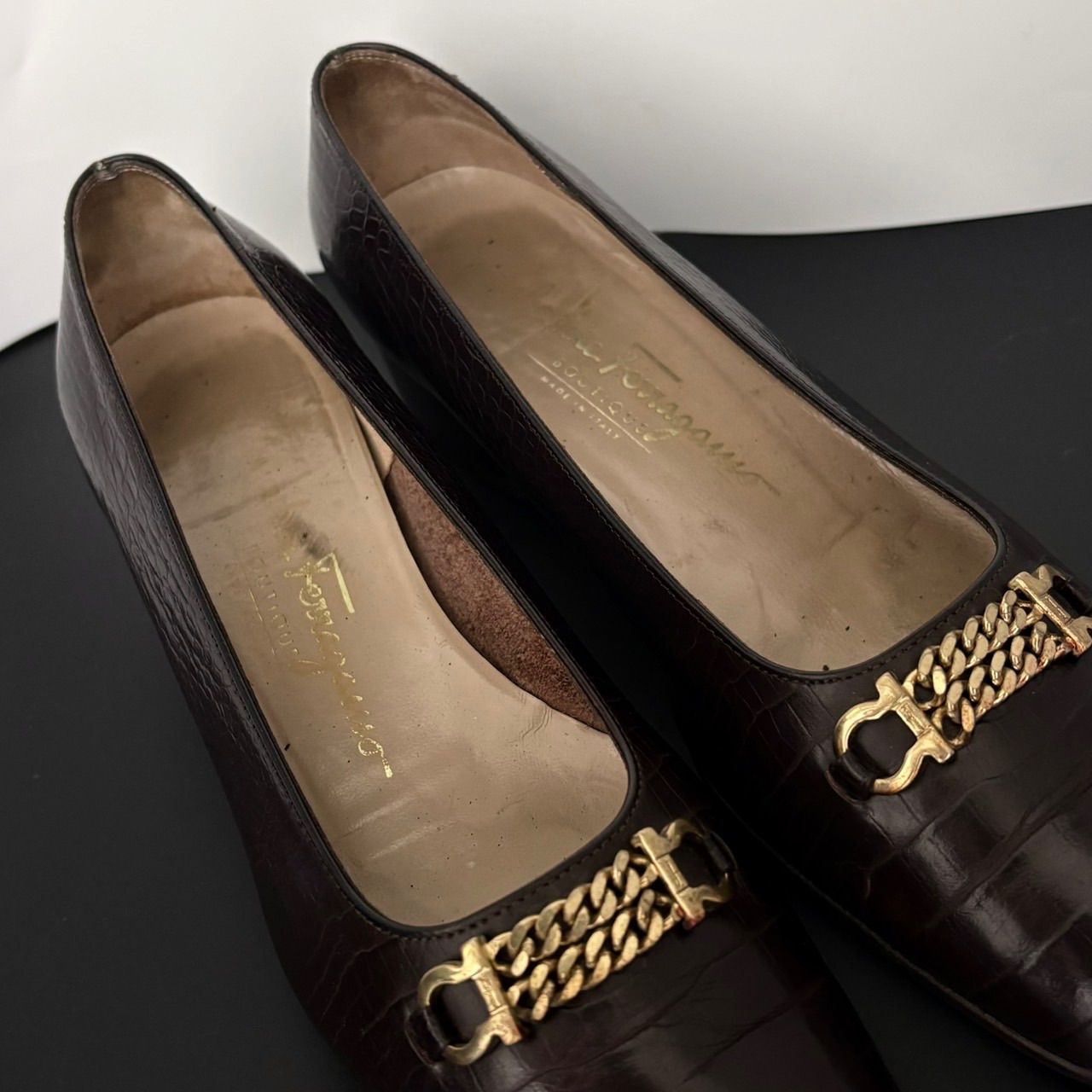 サルヴァトーレフェラガモ Salvatore Ferragamo パンプス ガンチーニ