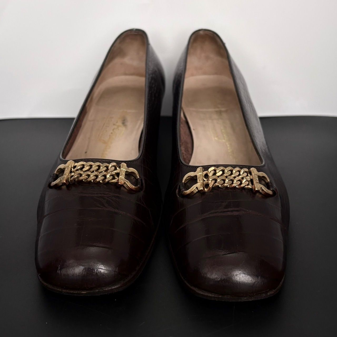 サルヴァトーレフェラガモ Salvatore Ferragamo パンプス ガンチーニ