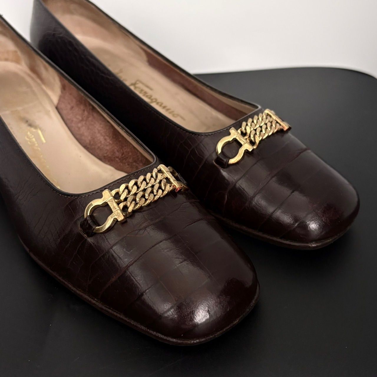 サルヴァトーレフェラガモ Salvatore Ferragamo パンプス ガンチーニ