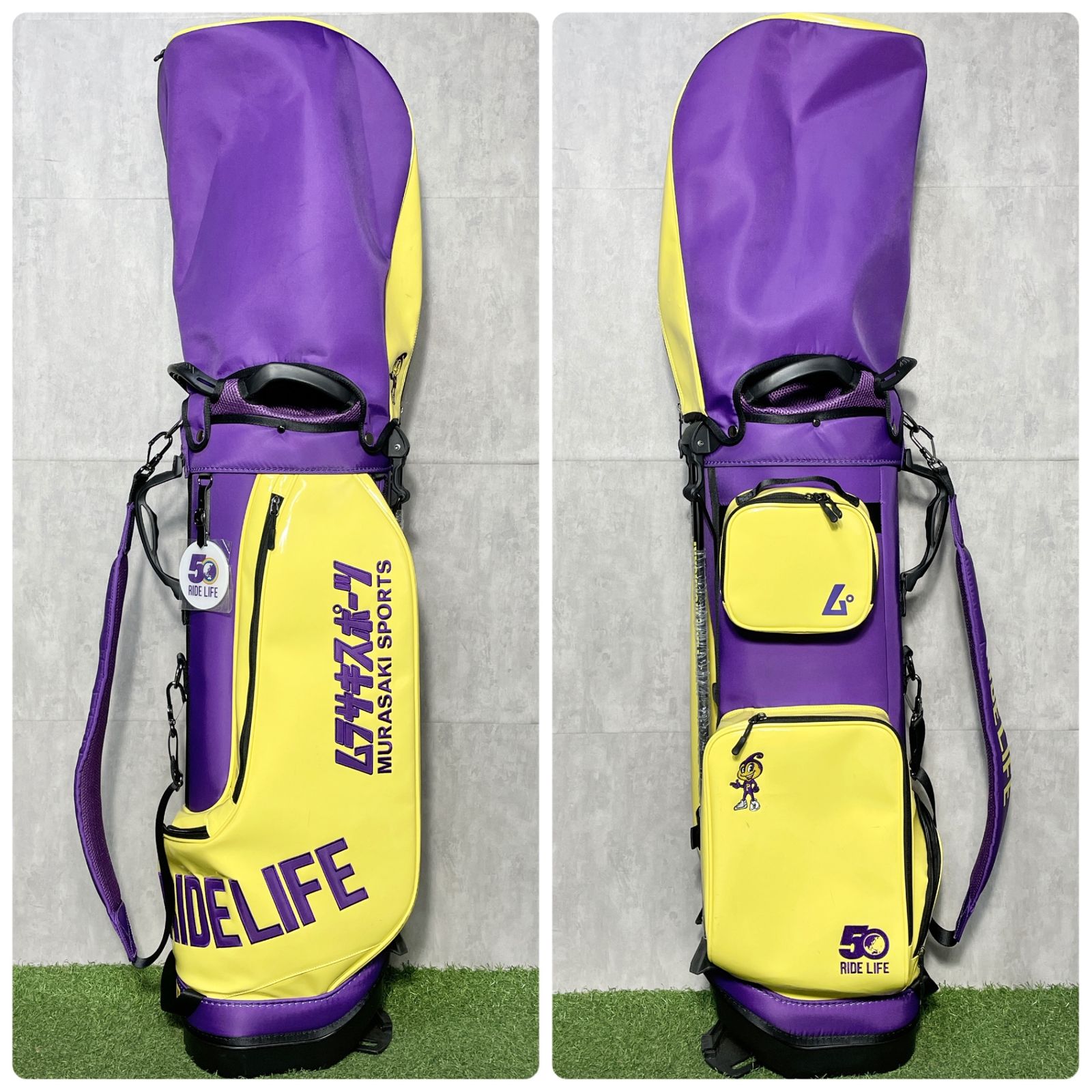 200個限定】ムラサキスポーツ 50周年記念モデル キャディバッグ ゴルフ