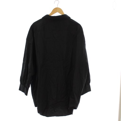 MIRKO BERTOLA ミルコベルトラ ビックデザイン シャツ F 黒 無地