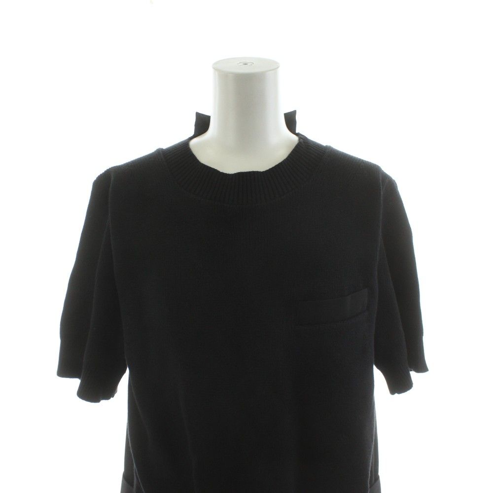 サカイ sacai 21SS Knit Suiting Dress ワンピース マキシ ロング 半袖