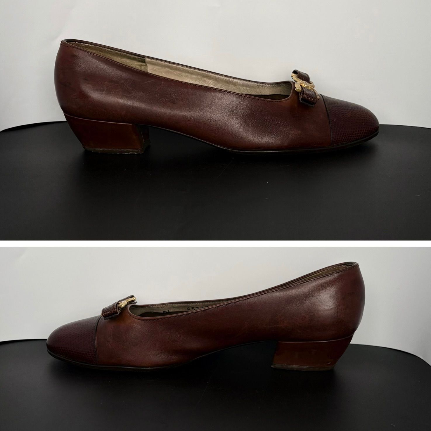 Salvatore Ferragamo サルヴァトーレフェラガモ パンプス レザー