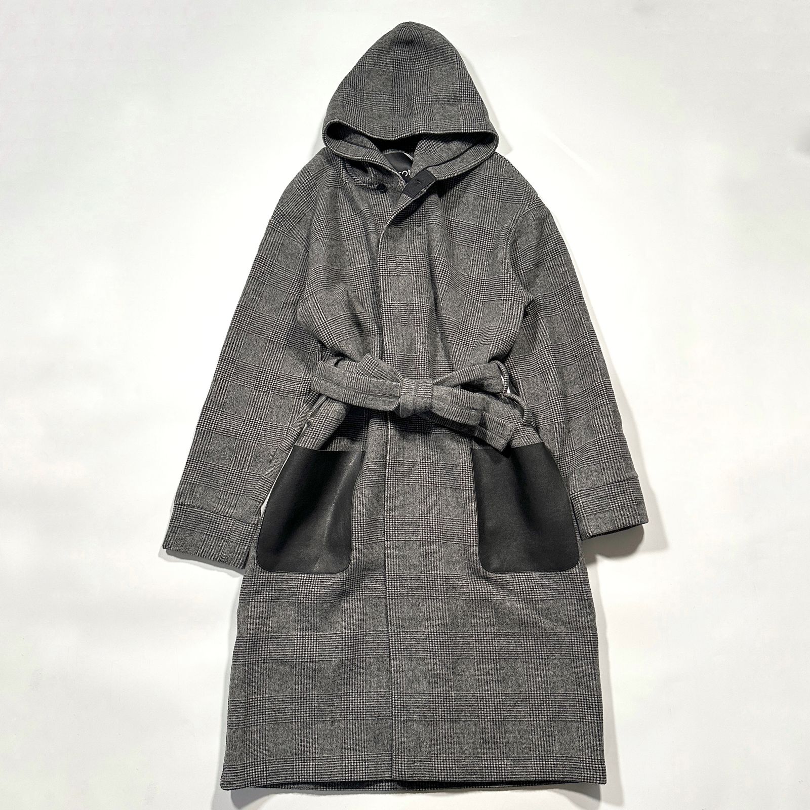 ATON　エイトン　ウールコート　グレンチェック　02 羽織るだけで絵になる一着 ATON エイトン グレンチェック ウール