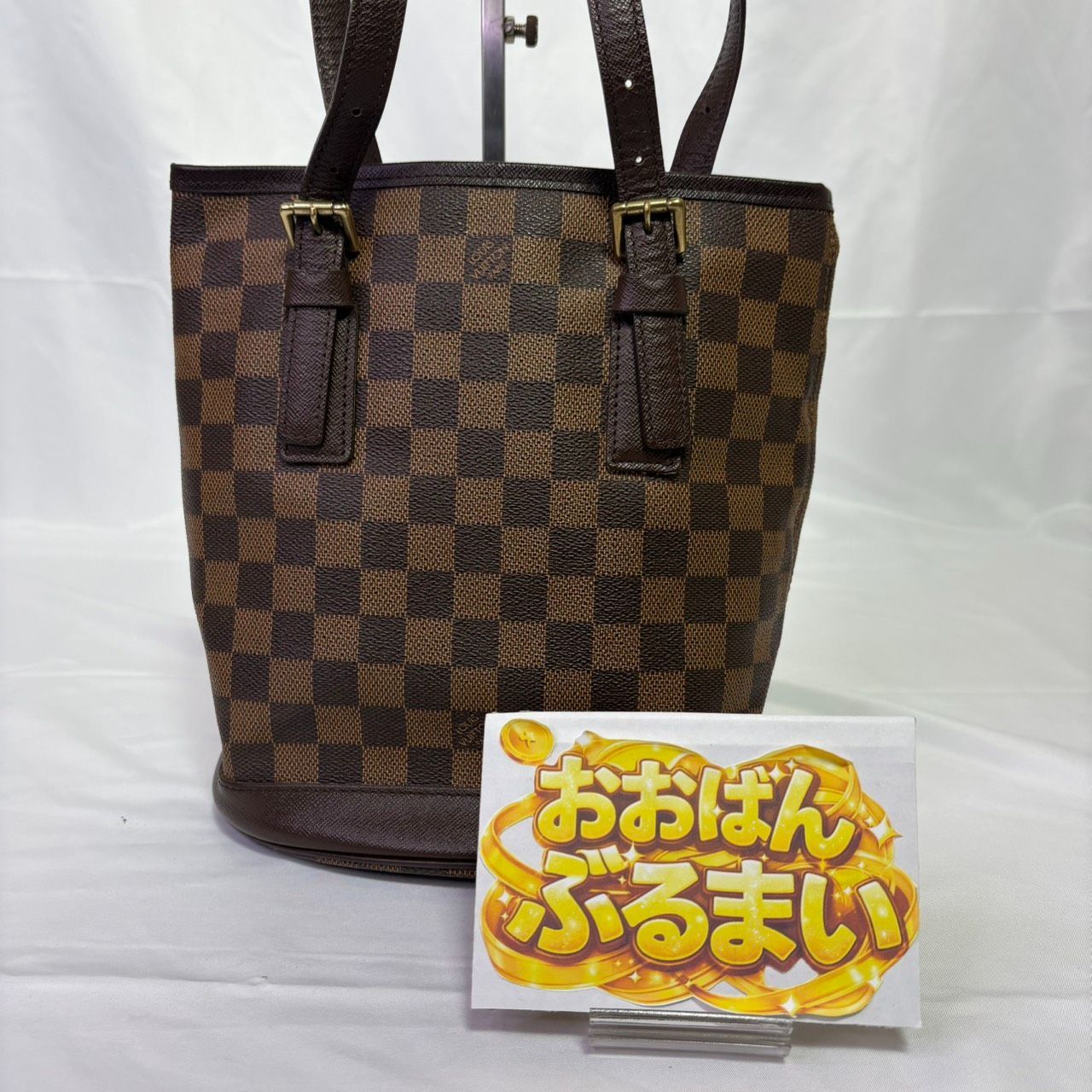 Louis Vuitton（ルイヴィトン） ダミエ エベヌ マレ バケツ型 トート 