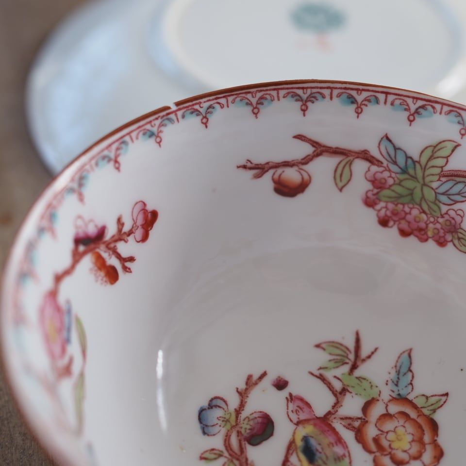 訳ありフランスアンティーク サルグミンヌ ミントン252＆767 カップ