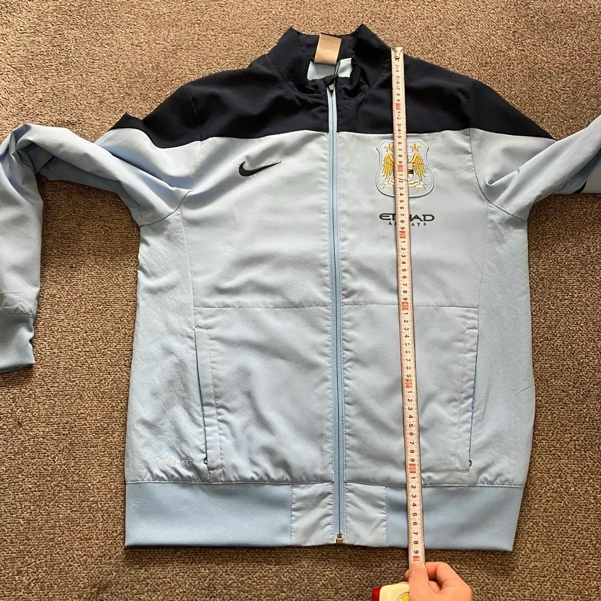 マンチェスターシティNIKE古着18' トラックジャケット　R44 18 NIKE マンチェスターシティ ジャージ ジャケット - メルカリ