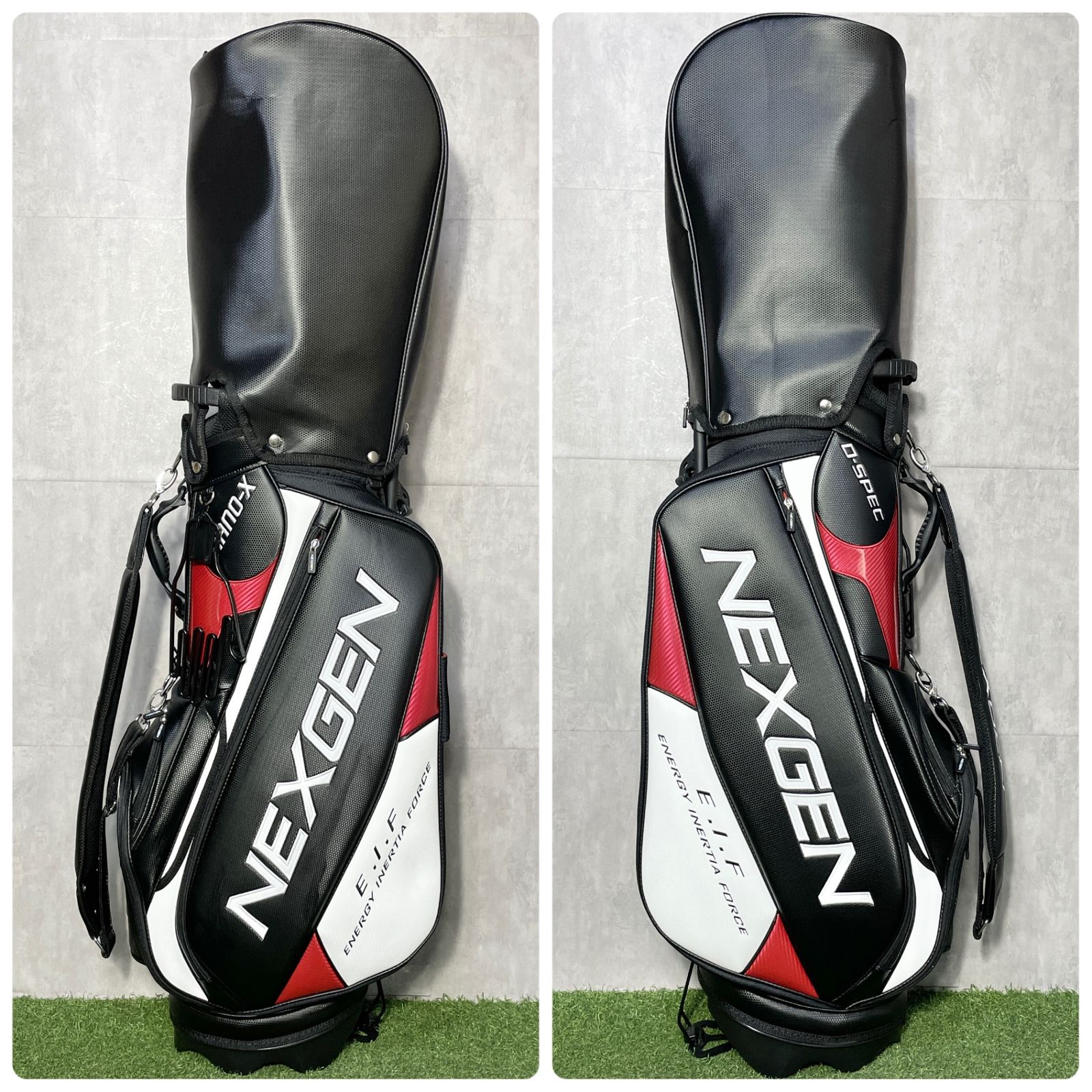 美品】NEXGEN ネクスジェン キャディバッグ ゴルフバッグ 軽量モデル