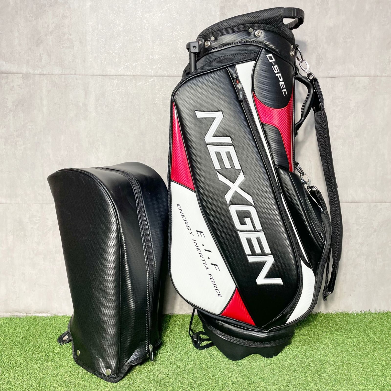 美品】NEXGEN ネクスジェン キャディバッグ ゴルフバッグ 軽量モデル