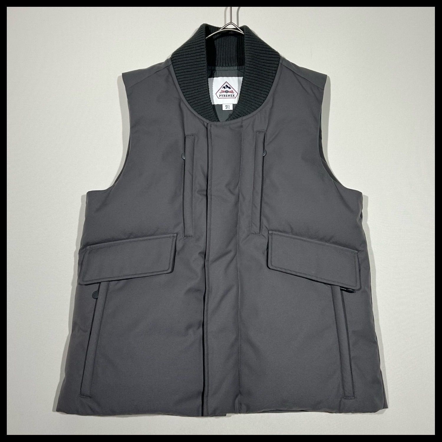 楽天市場店 PYRENEX ピレネックス ダウンベスト KLEMENS グレー 【公式