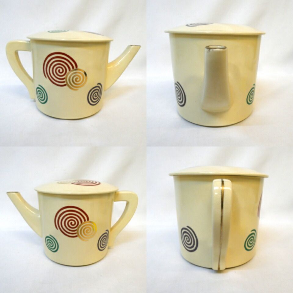 茶道具　片口水注　【中古美品】 茶道具 水次 水注 片口水次 壺々又は渦又は銀杏又は扇面 4種類より選択