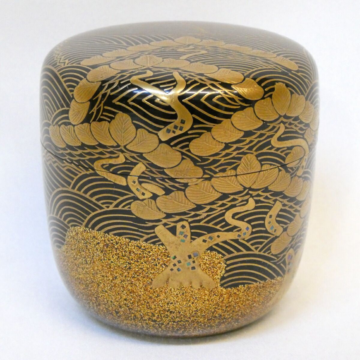 茶道具　山中塗　呉藤穣太郎作　四君子蒔絵　大棗　共箱　V　R5448 茶道具 山中塗 呉藤穣太郎作 四君子蒔絵 大棗 共箱 V R5448 - メルカリ