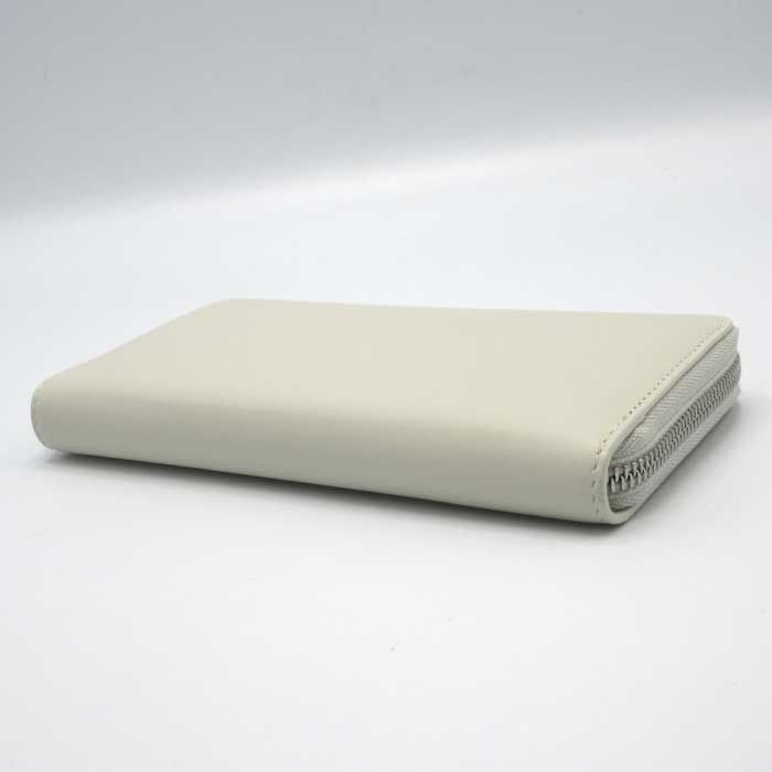 もとおさん✨メゾンマルジェラ 長財布 レザー 白 ラウンドジップ ステッチ 新品】メゾンマルジェラ 財布 長財布 Maison Margiela 11 レザー 4