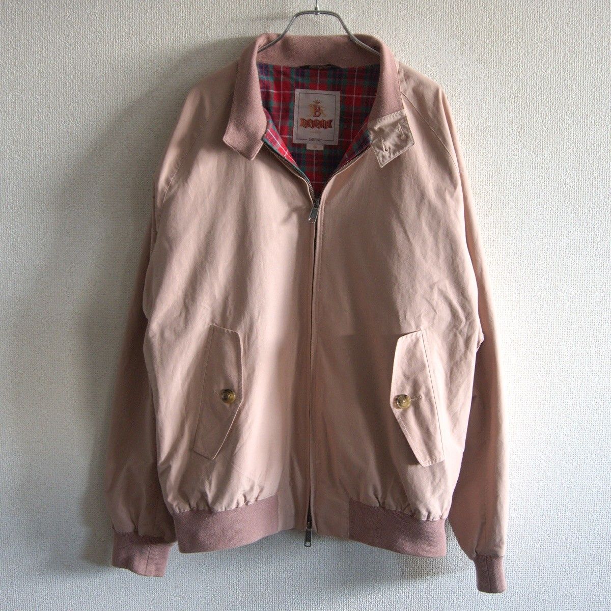 【美品/ビッグサイズ】 BARACUTA 【G9 スウィングトップ ハリントンジャケット】 46 ヌード バラクータ イングランド製 26010507 美品/ビッグサイズ】 BARACUTA 【G9 スウィングトップ ハリントン