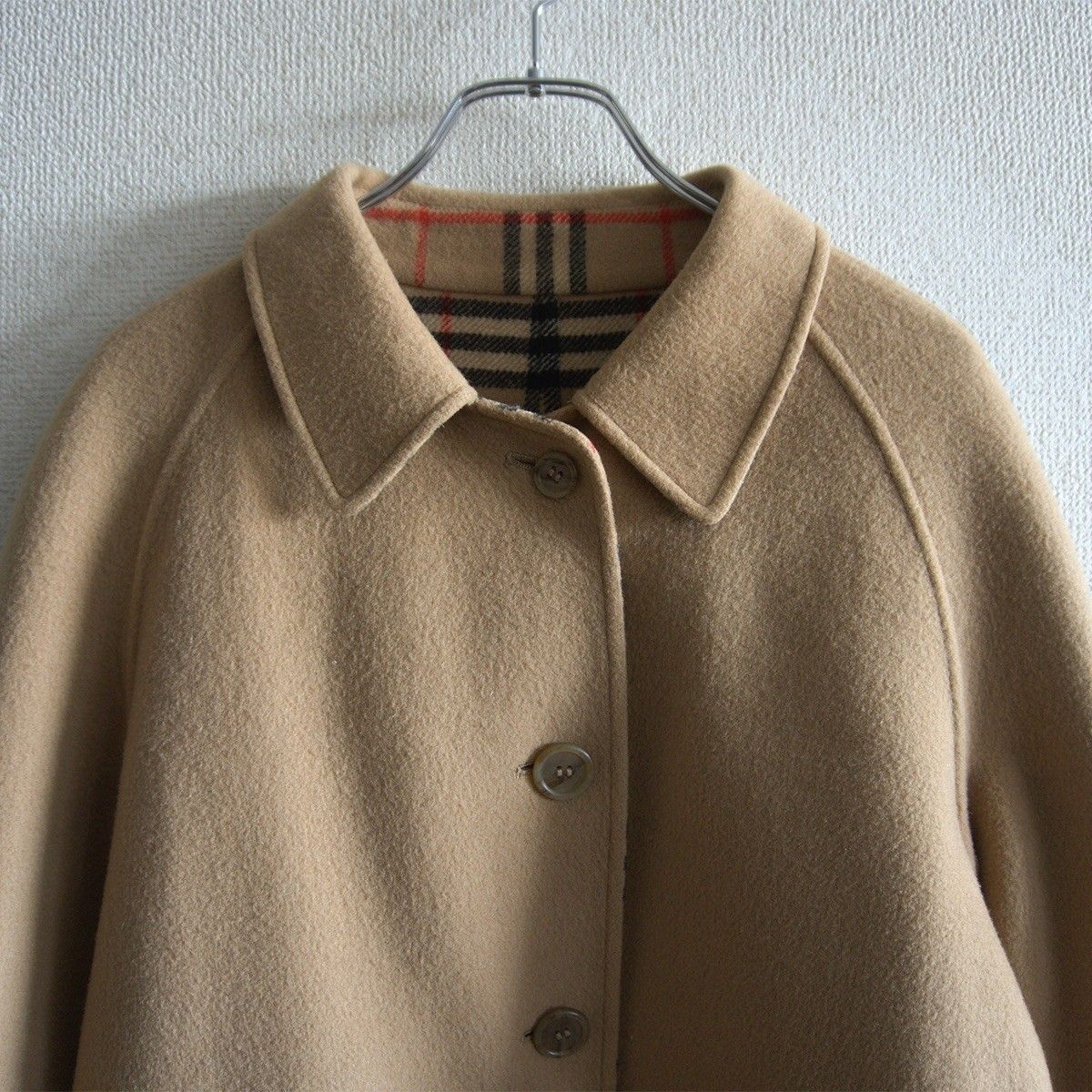 美品】 BURBERRYS 【ノバチェック リバーシブル コート】 バーバリーズ