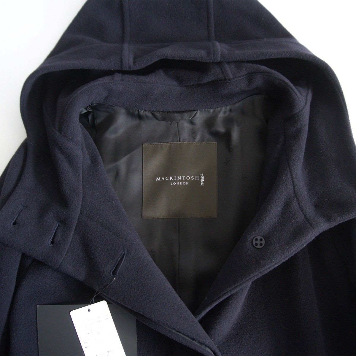 マッキントッシュロンドン　コート　40L カシミア混　ネイビー マッキントッシュロンドン コート 40L カシミア混 ネイビー