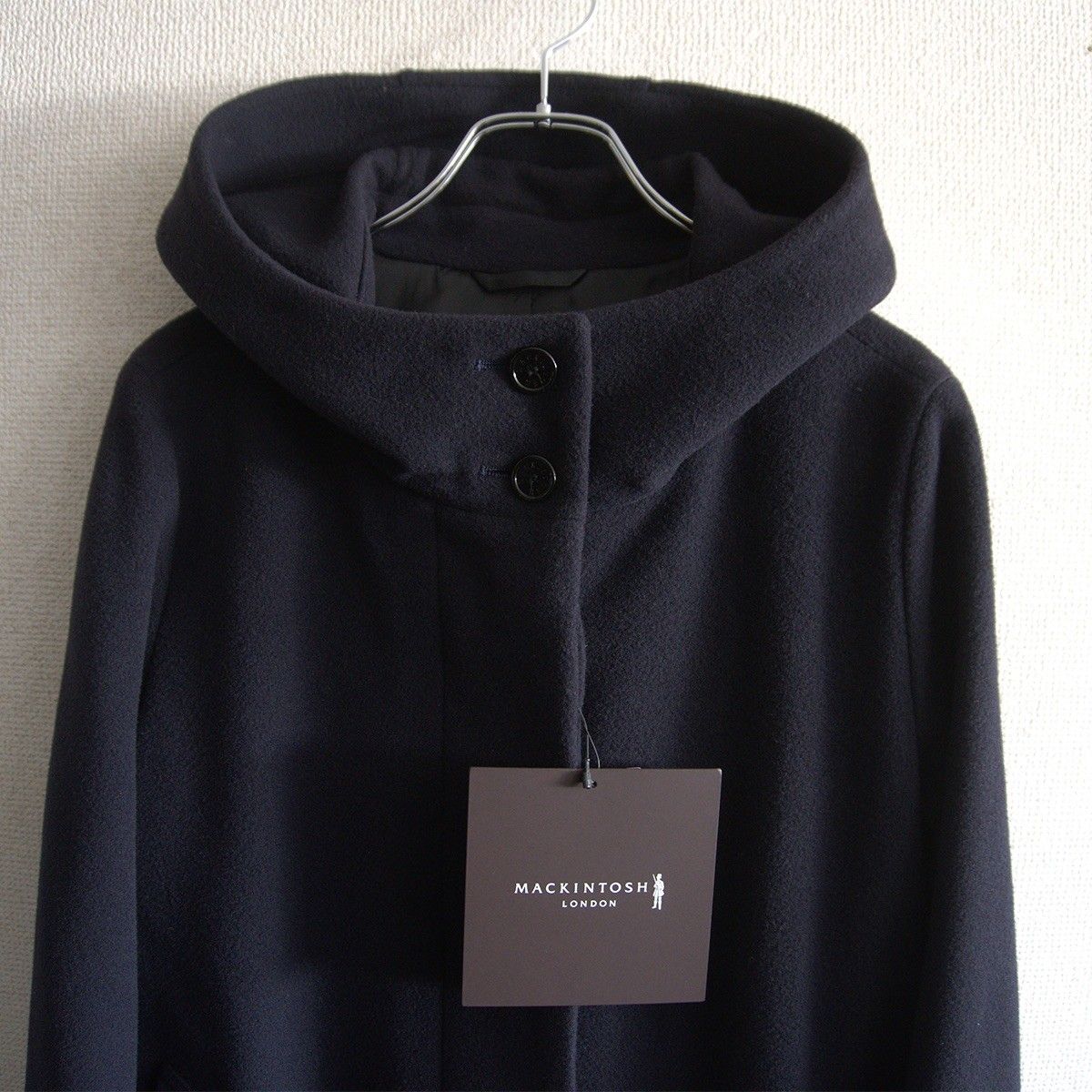 マッキントッシュロンドン　コート　40L カシミア混　ネイビー マッキントッシュロンドン コート 40L カシミア混 ネイビー