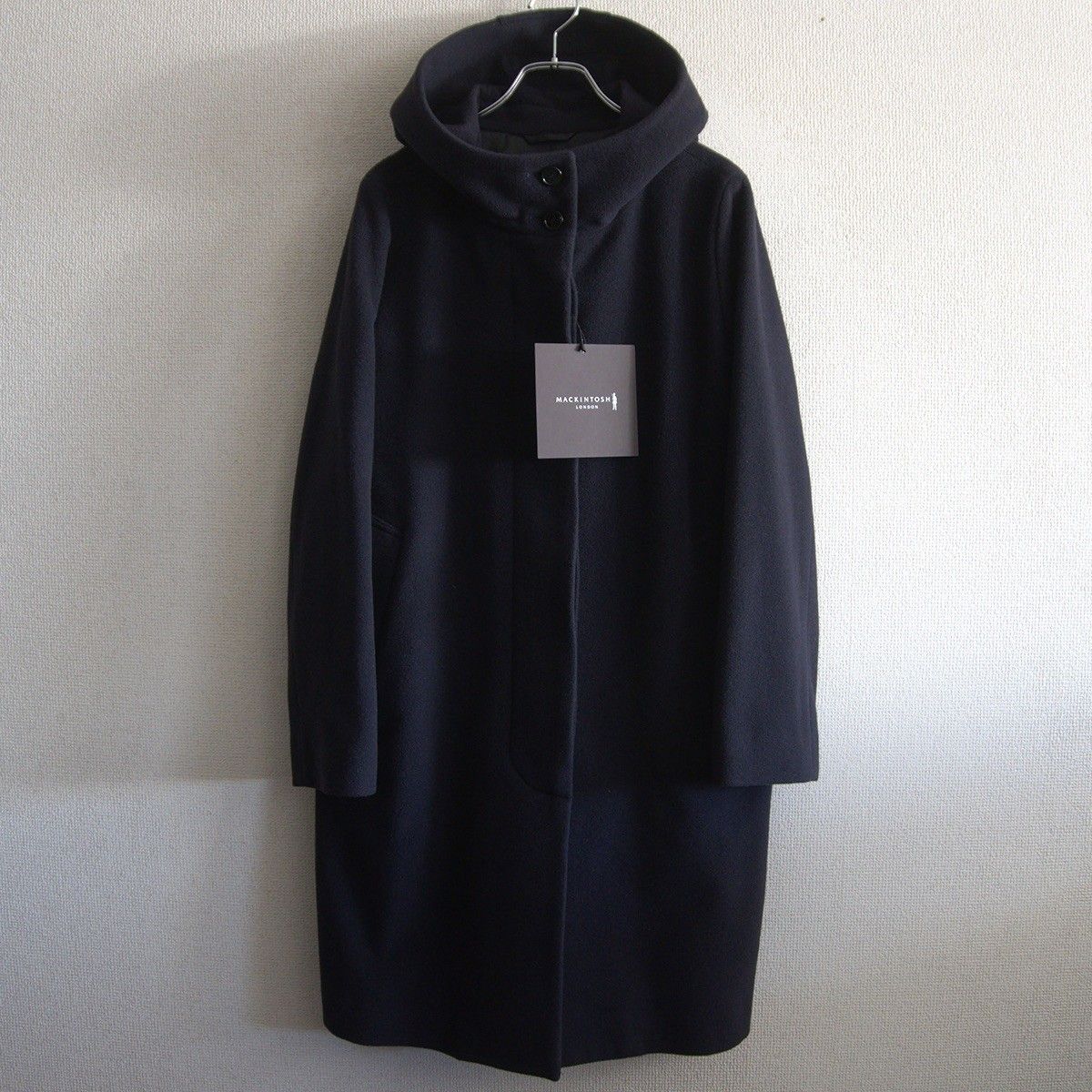 未使用品】MACKINTOSH LONDON【メルトンウール フーデッド コート】40