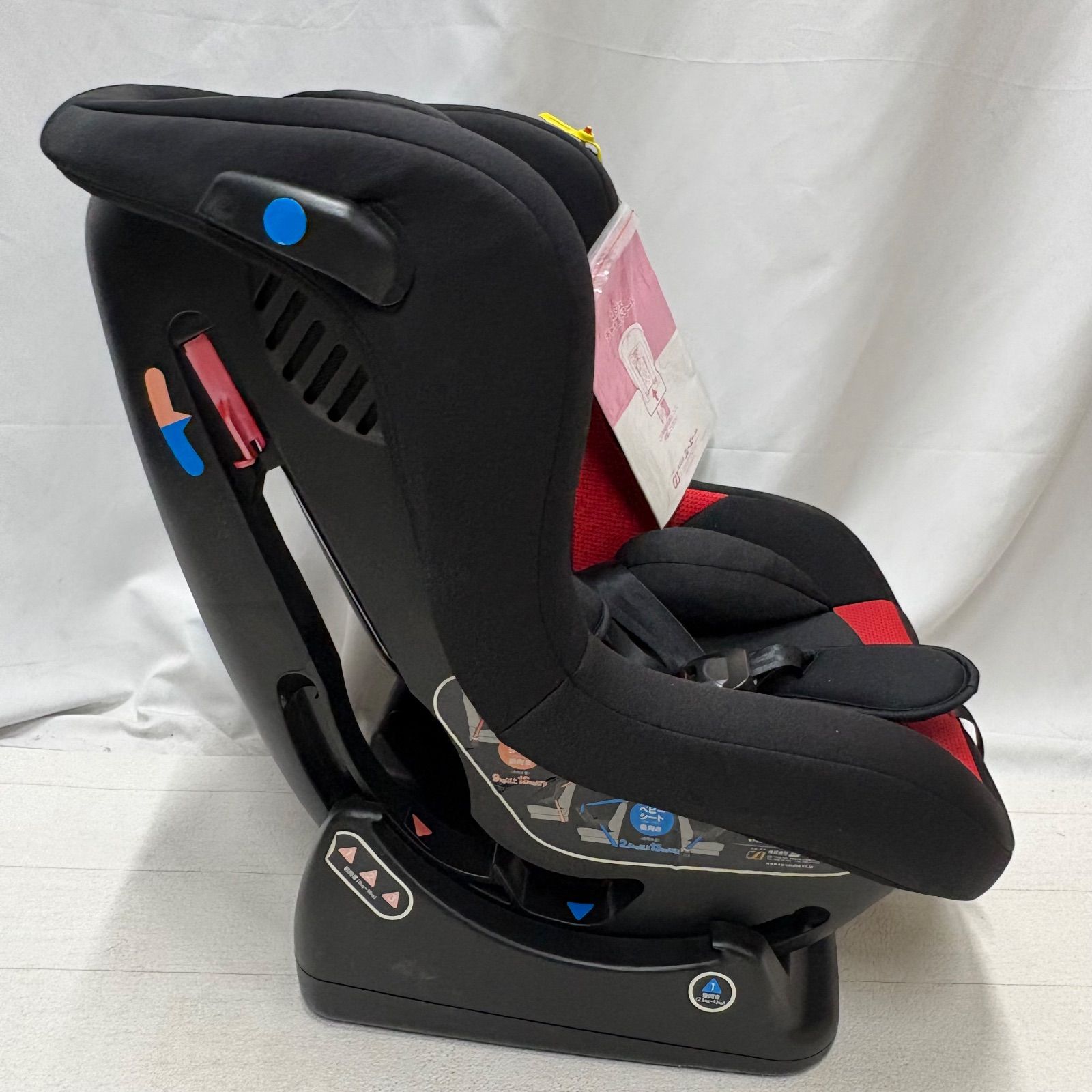 マムズキャリーMC レジェ チャイルドシート LB−363 レッド ブラック