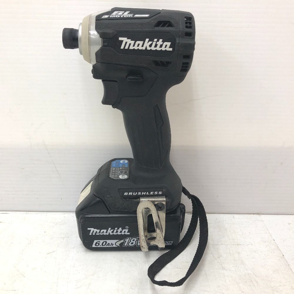makita マキタ 18V 6.0Ah 充電式インパクトドライバ ブラック ケース 