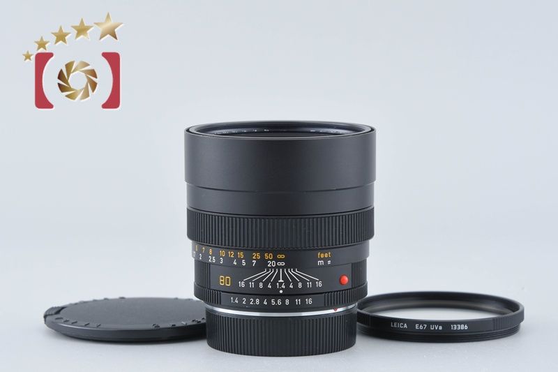 sale★極上美品★Leica SUMMILUX-R 80mm/1.4 3cam Summilux-R 80mm f1.4 (3 Cam) – FLASHBACK CAMERA